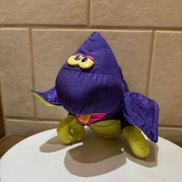 Vintage 1992 Puffalump Dinosaur Purple Fisher Price Plush PTERODACTYL Roars - Picture 1 of 10
